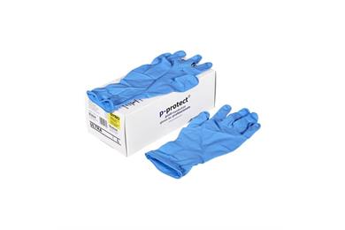 Handschuhe Latex ultra blau, Grösse L  Karton à 50 Stück