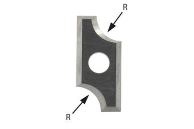 HW-Wendeplatte 19.5x9x1.5 mm 2seitig R=5mm