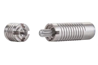 Invis Mx2 Verbinder-Set mit Eindrehmutter 14 mm