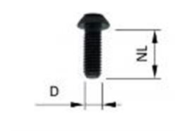 Linsenkopfschraube M 5x6mm