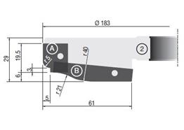 Paar HM Profilplatten A1 19.8x11.9x1.5mm