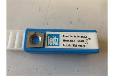 Wendemesser 14.3x14.3x2.5mm Leitz