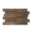 Bois fendu épicéa/sapin fendu oxyde brut brun 6 cm 0.99m² / paquet