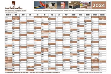 Calendriers muraux A0
