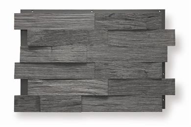 Chêne bois fendu carbone 6cm 0.99m² / Pack