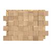 chêne carré bois fendu naturel 6cm 0.99m² / pac