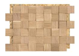 chêne carré bois fendu naturel 6cm 0.99m² / pac