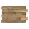 noyer bois fendu naturel 6cm 0.99m² / Pac