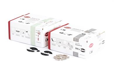 P-System set livré en carton avec éléments d’assemblage et fraise diamant