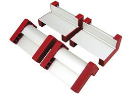 Profilés d'angle alu., 12 cm, anod.
