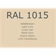 RAL 1015 Ivoire clair